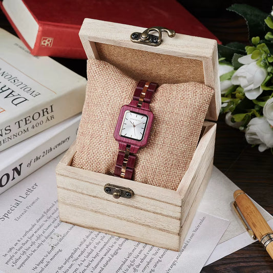 Woman Watch Luxury Women'S Quartz Watch for Women Wristwatch Ladies Watch Female Wrist Watches Wood Timepieces Custom